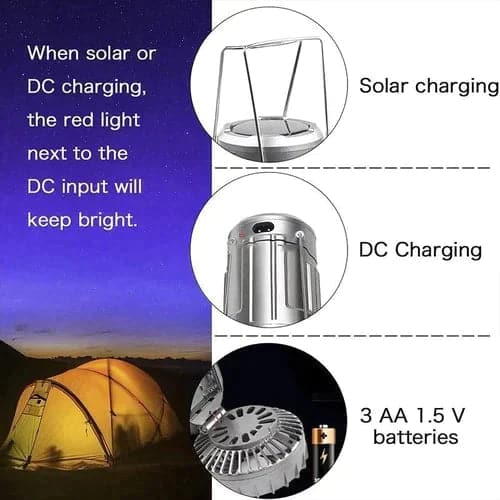 SolMate™ 6-in-1 Camping Lantern – Your Ultimate Outdoor Companion