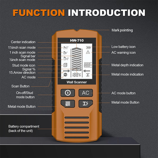 ProScan™ Wall Detector – Precision You Can Trust!