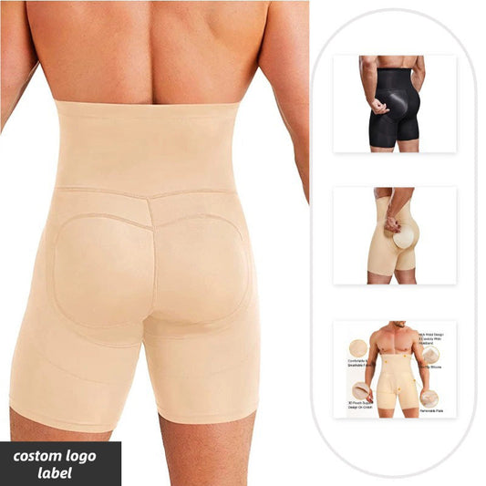Men's High-Waist Tummy Control Shapewear