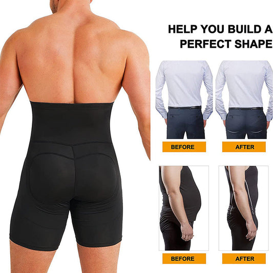 Men's High-Waist Tummy Control Shapewear