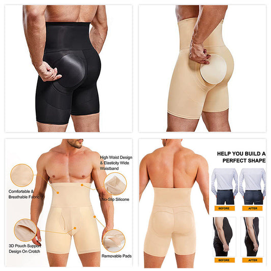 Men's High-Waist Tummy Control Shapewear