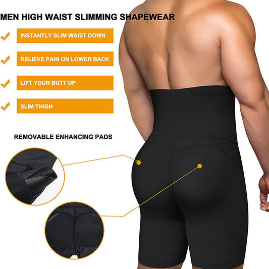Men's High-Waist Tummy Control Shapewear