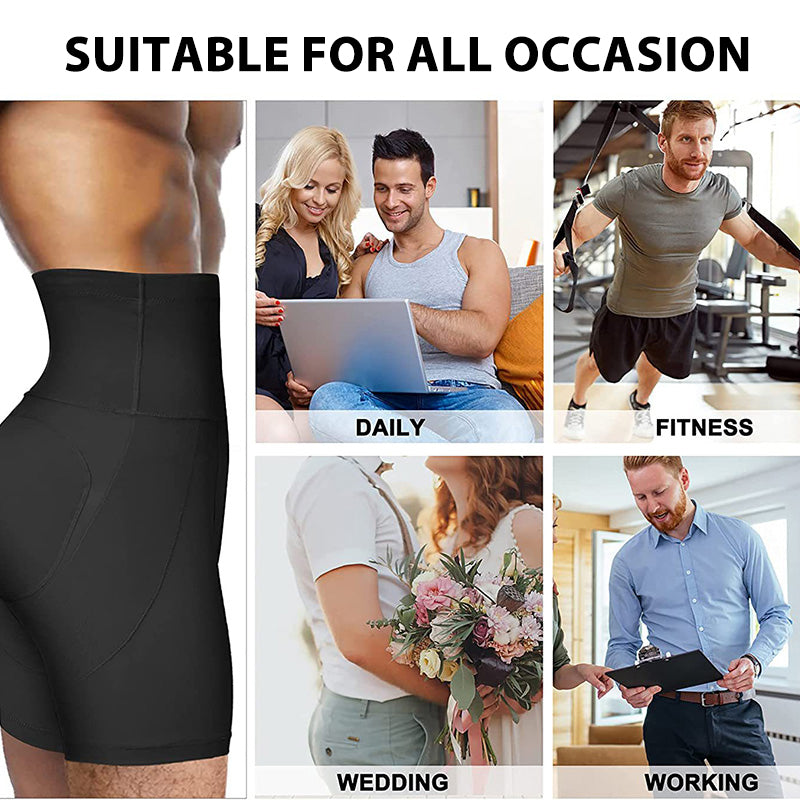 Men's High-Waist Tummy Control Shapewear