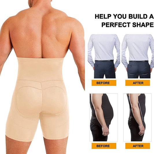 Men's High-Waist Tummy Control Shapewear