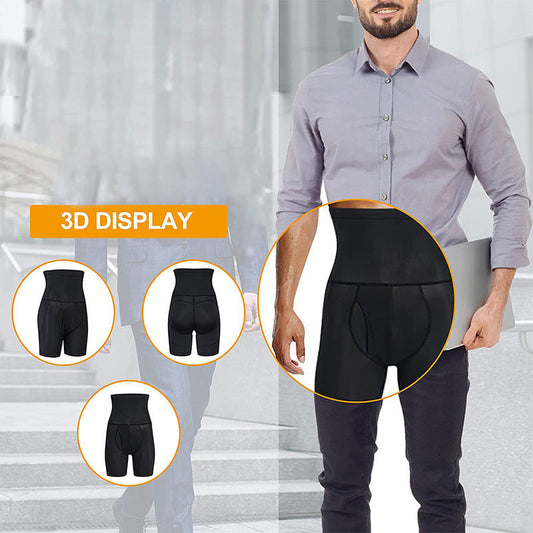 Men's High-Waist Tummy Control Shapewear