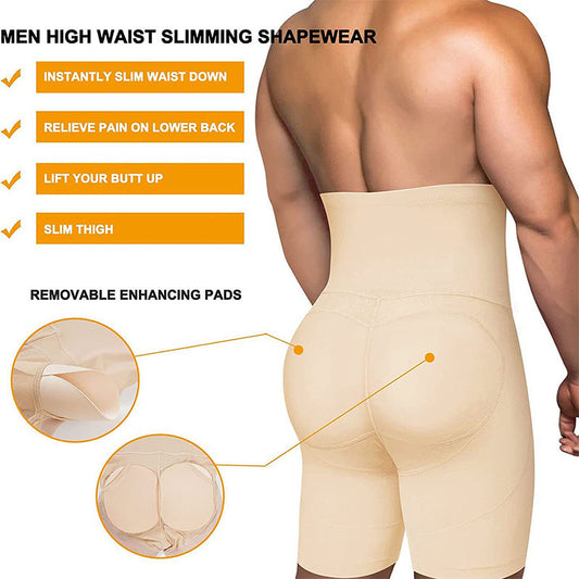 Men's High-Waist Tummy Control Shapewear